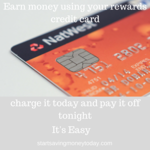 earn money using rewards credit card 