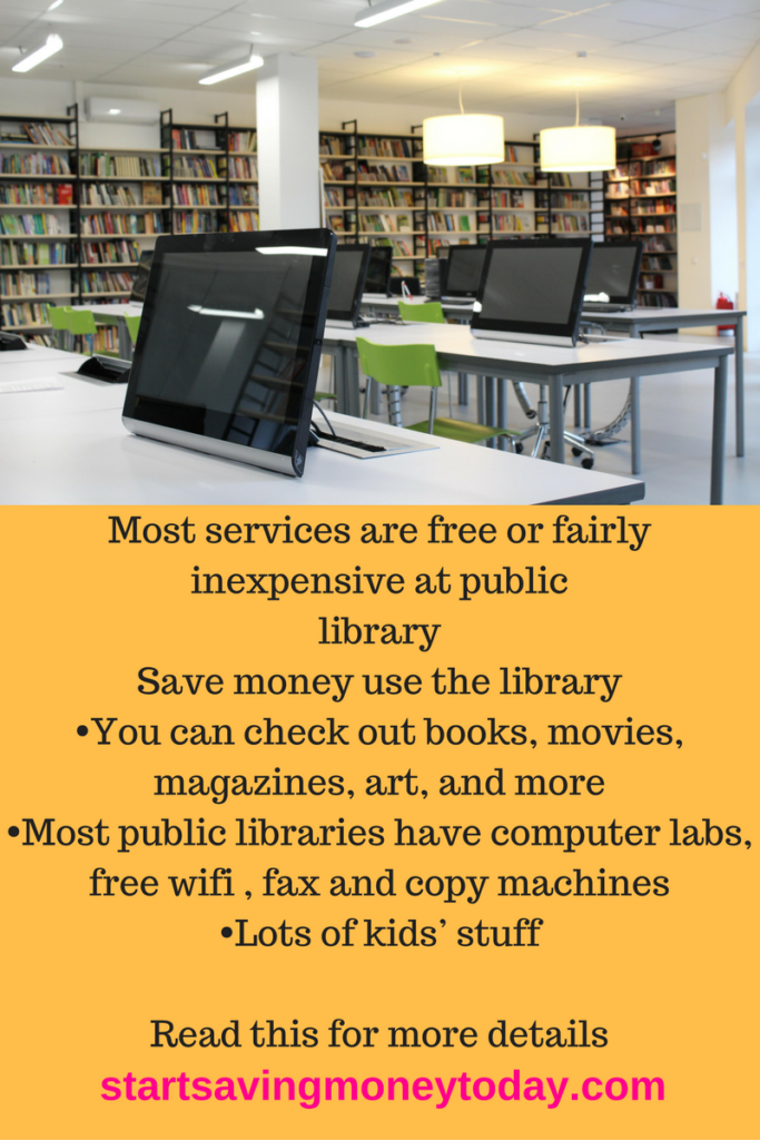 Save money use the library