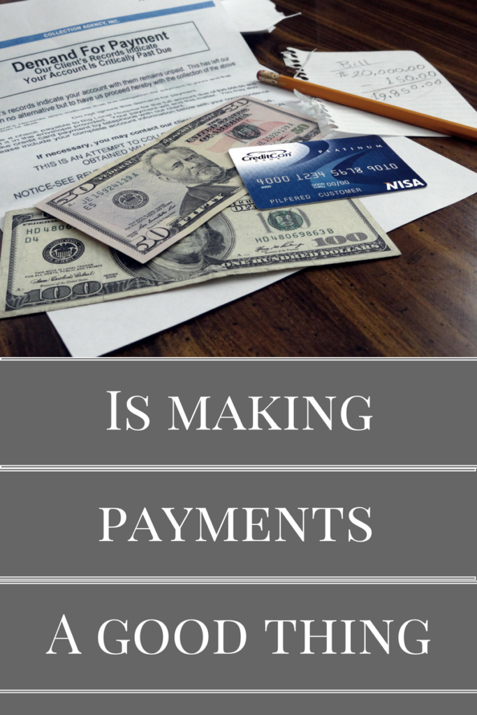making payments 