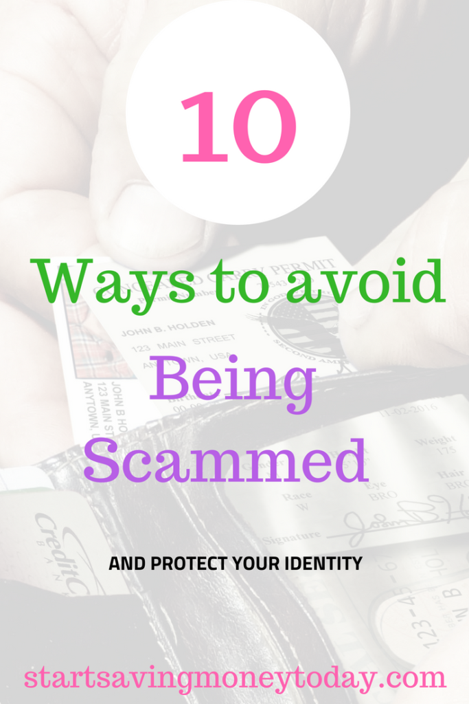 how to avoid scams 