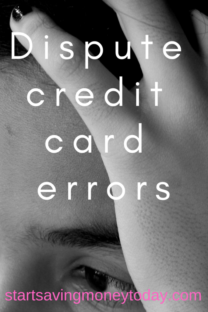 credit card disputes 