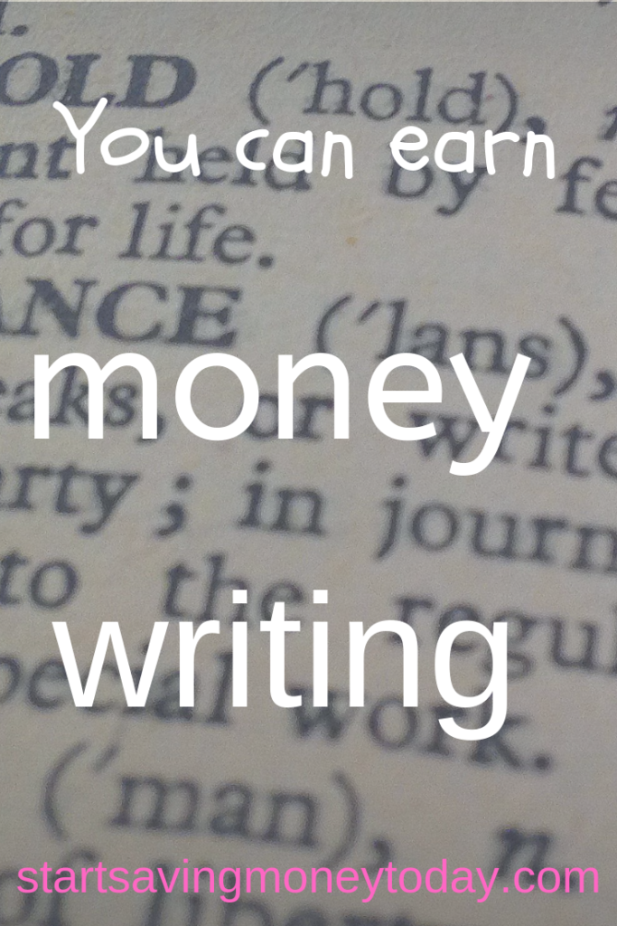 Get paid to write 