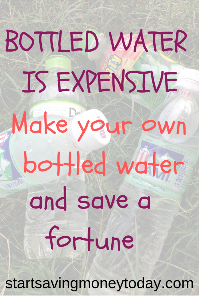 bottled water is expensive 