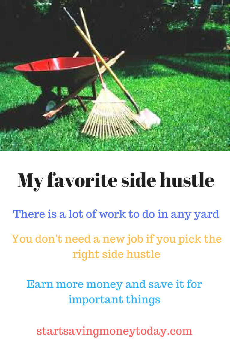 Earn extra-money doing yard work – The Art of Frugal Living