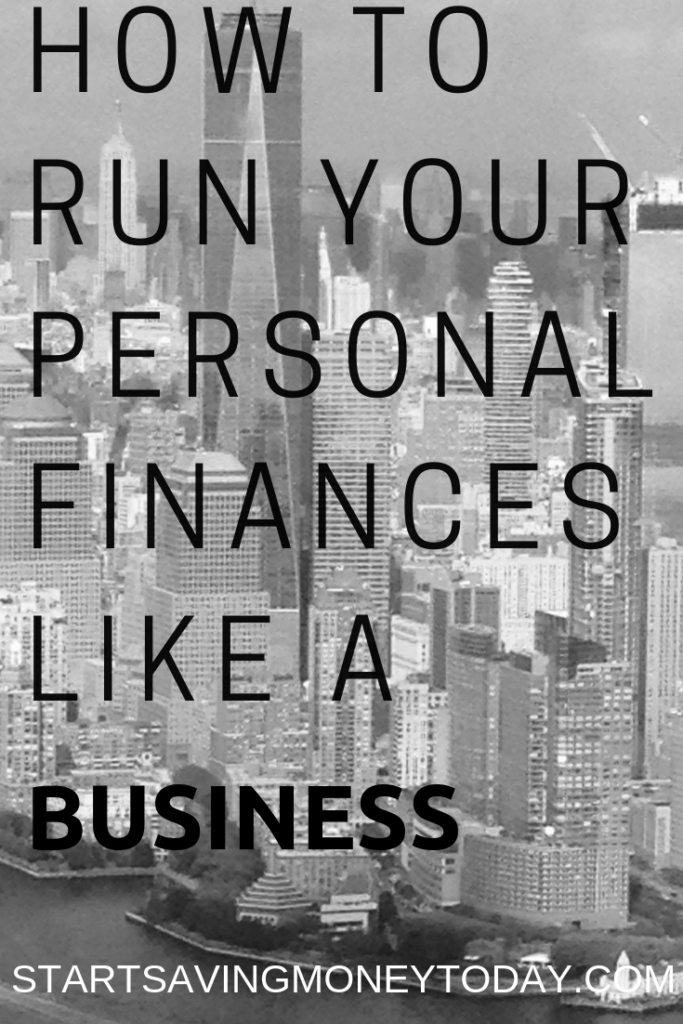 treat your personal finances like a business