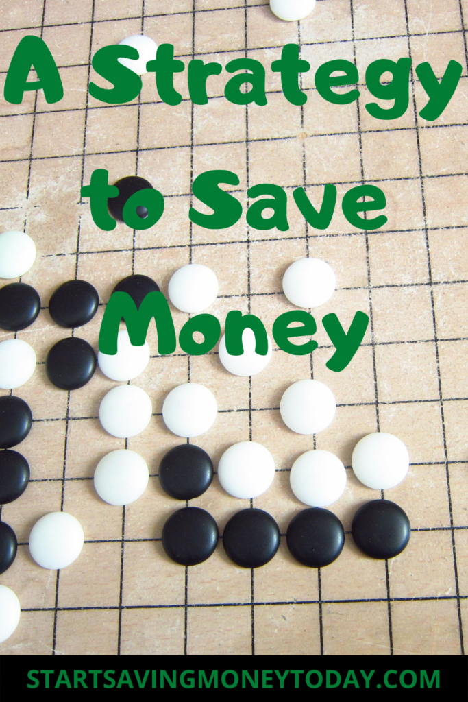 Save money a strategy 