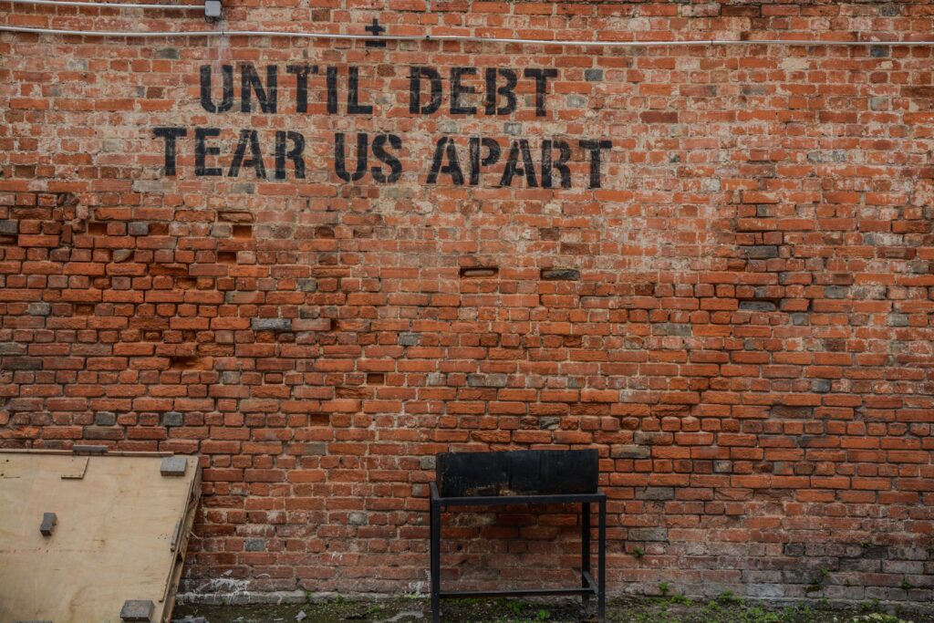 Debt will tear us apart 